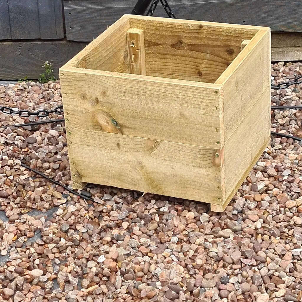 40cm Square Wooden Planter