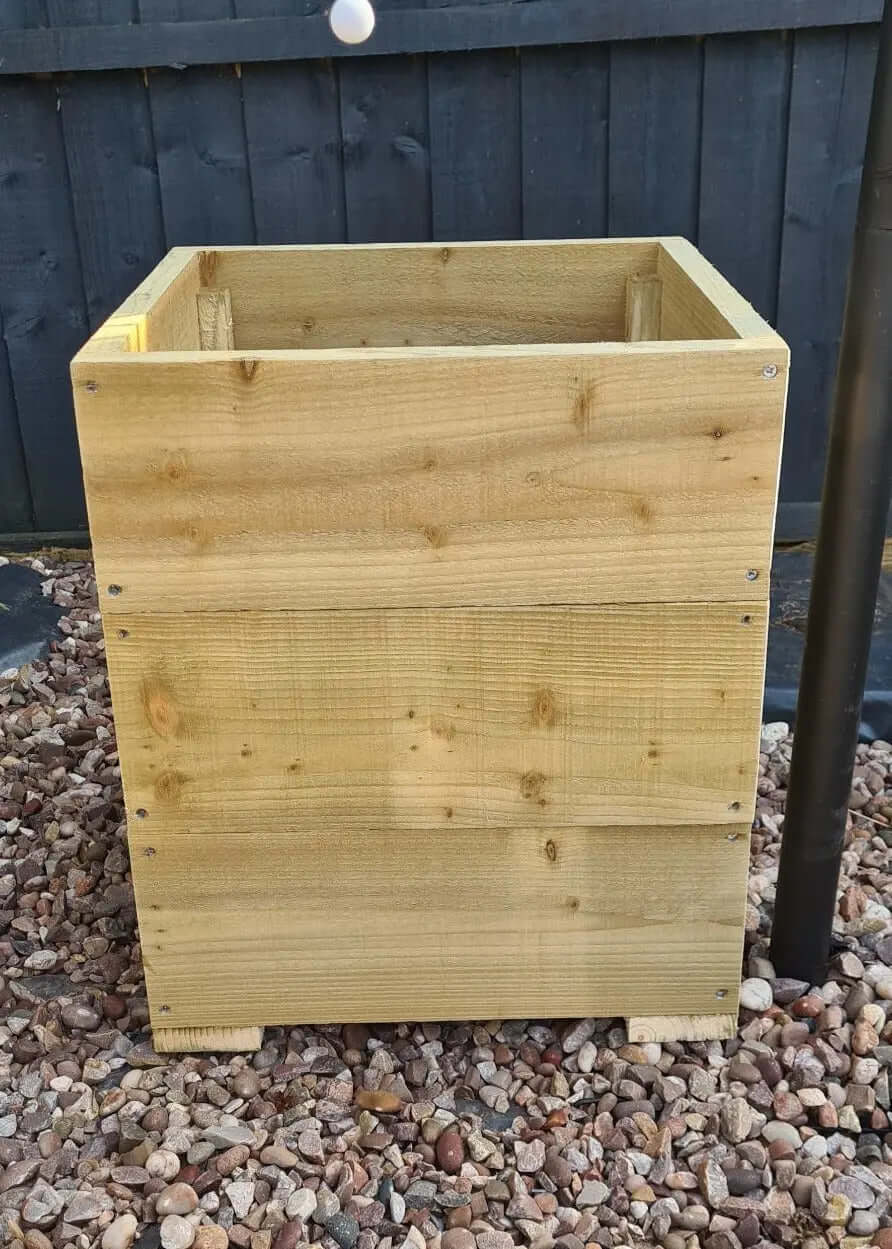 40cm Square Wooden Planter
