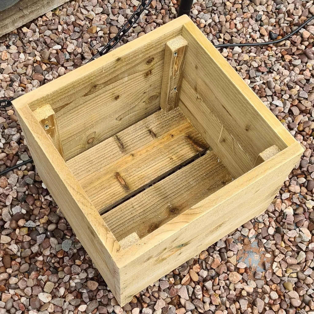 40cm Square Wooden Planter