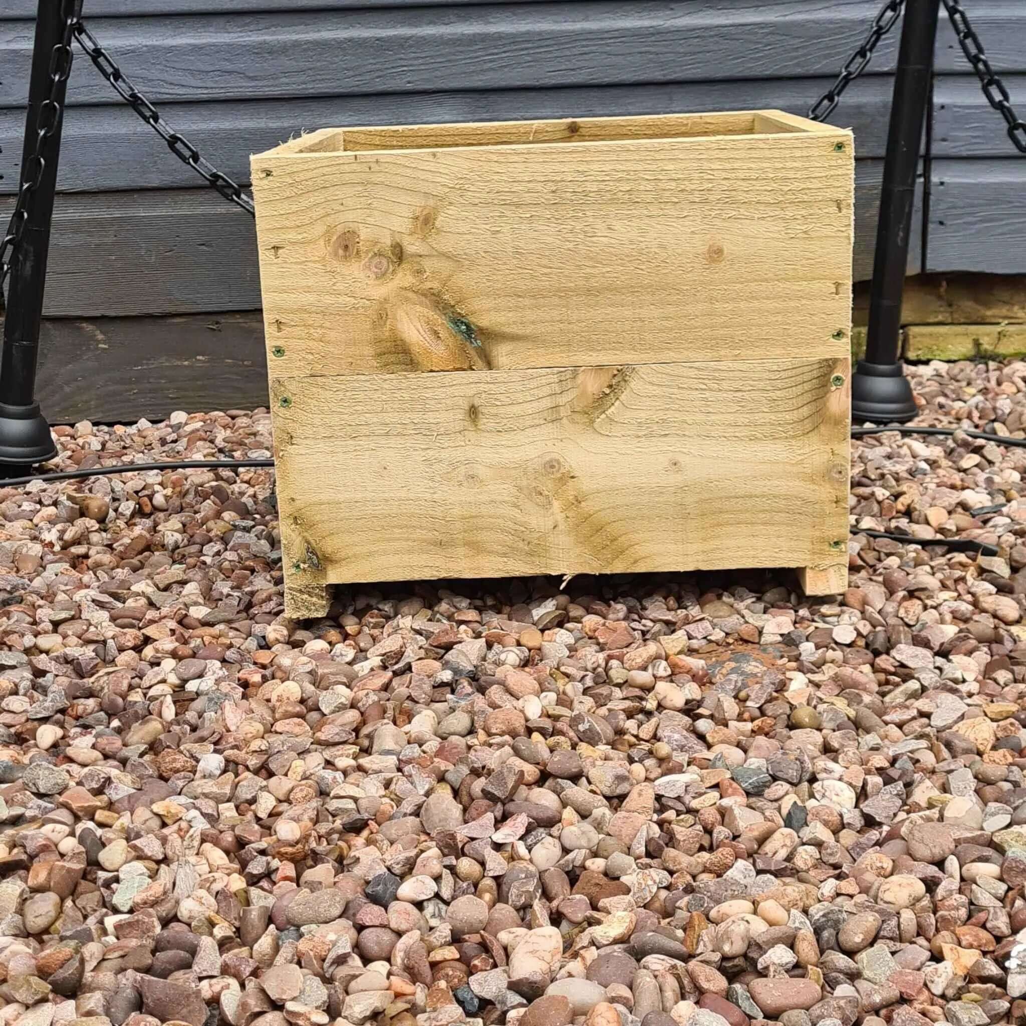 40cm Square Wooden Planter