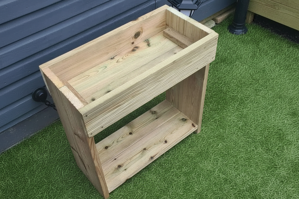 Wooden Garden Trough Planters