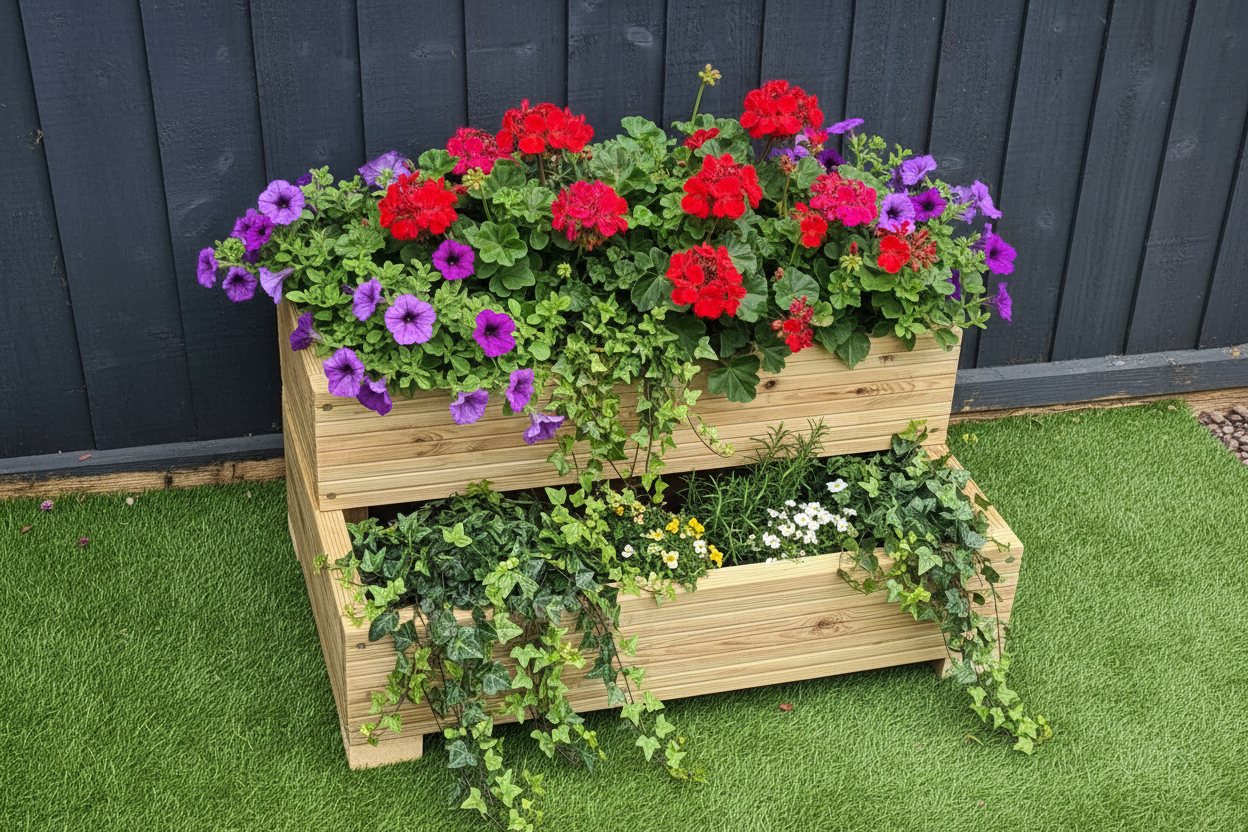 Two Tier Decking Planter