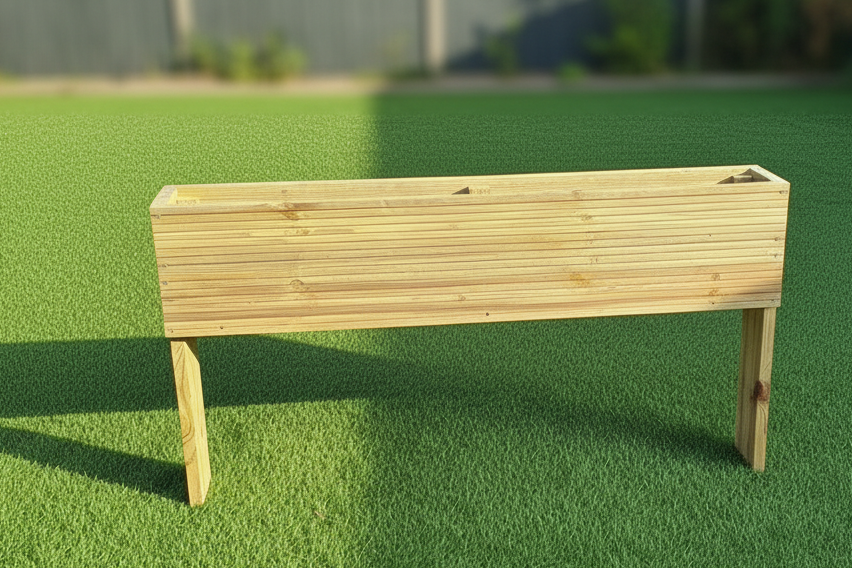 Extra Deep Raised Wooden Planter