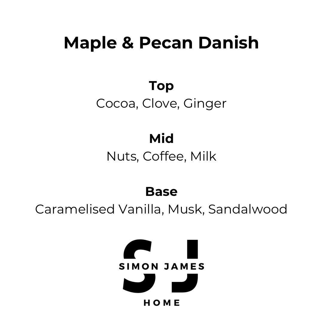 Maple & Pecan Danish Handmade Soy Wax Candle