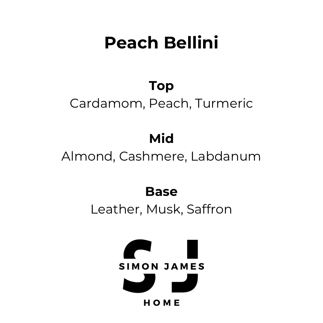 Peach Bellini Handmade Soy Wax Candle