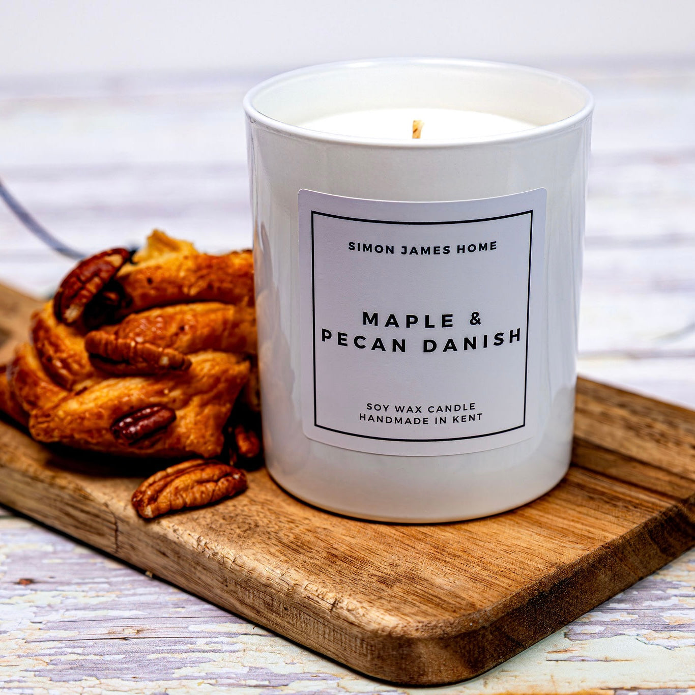 Maple & Pecan Danish Handmade Soy Wax Candle