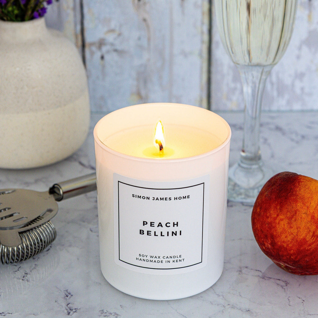 Peach Bellini Handmade Soy Wax Candle