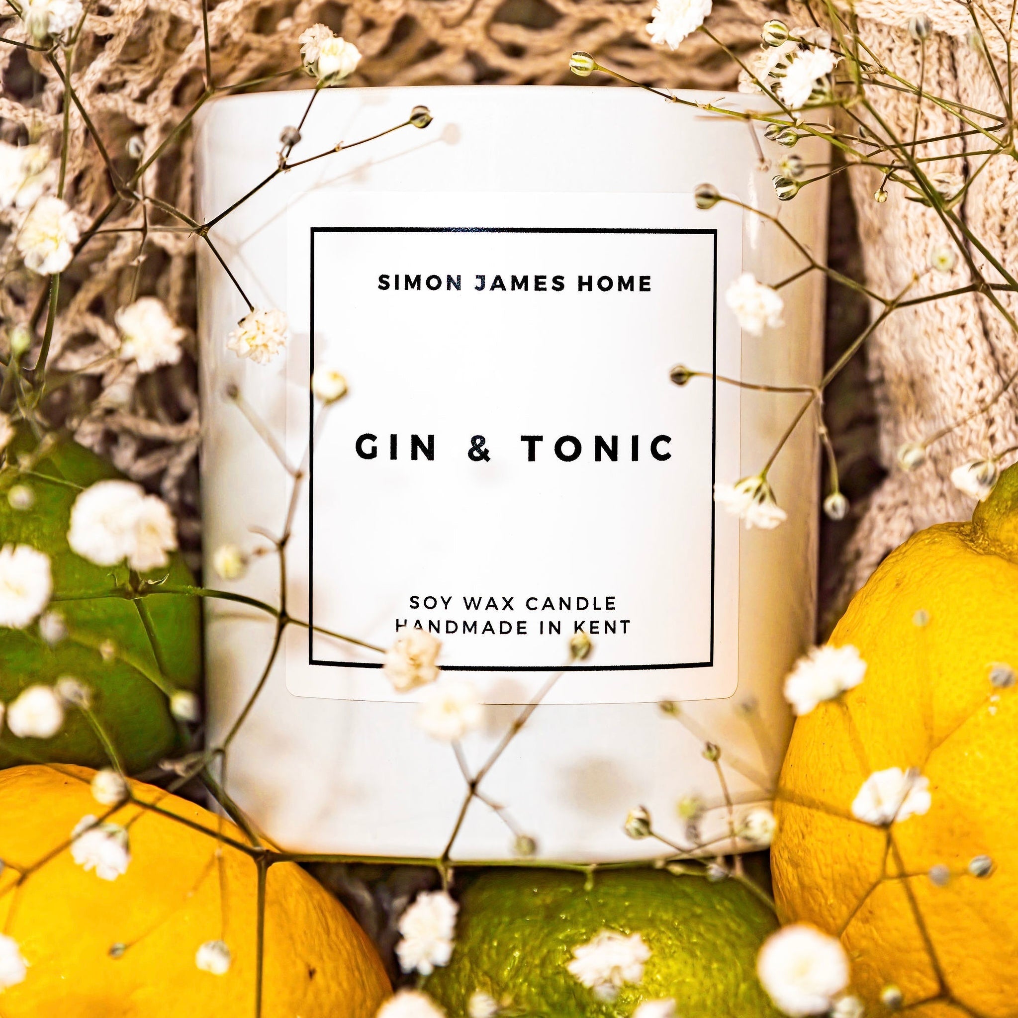 Gin & Tonic Handmade Soy Wax Candle