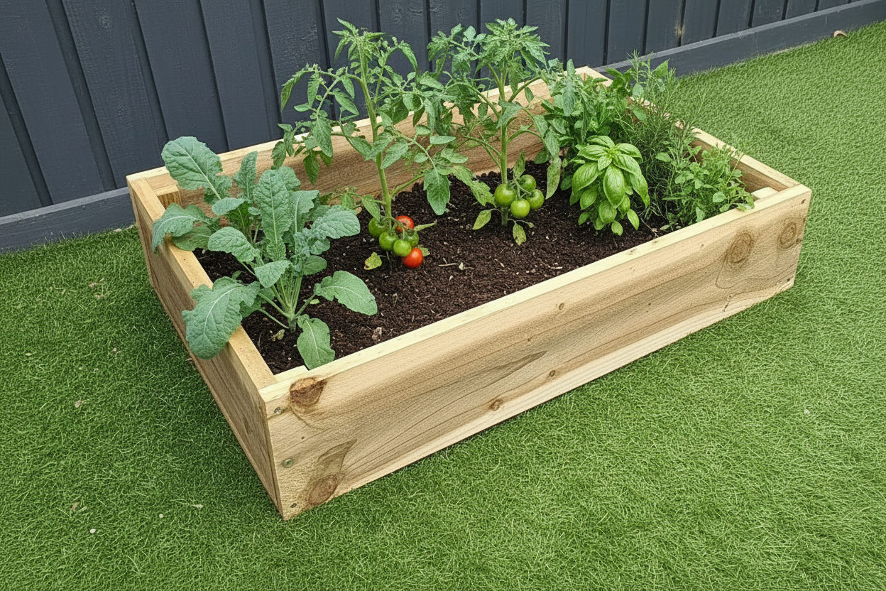 Timber Wooden Raised Planter Beds
