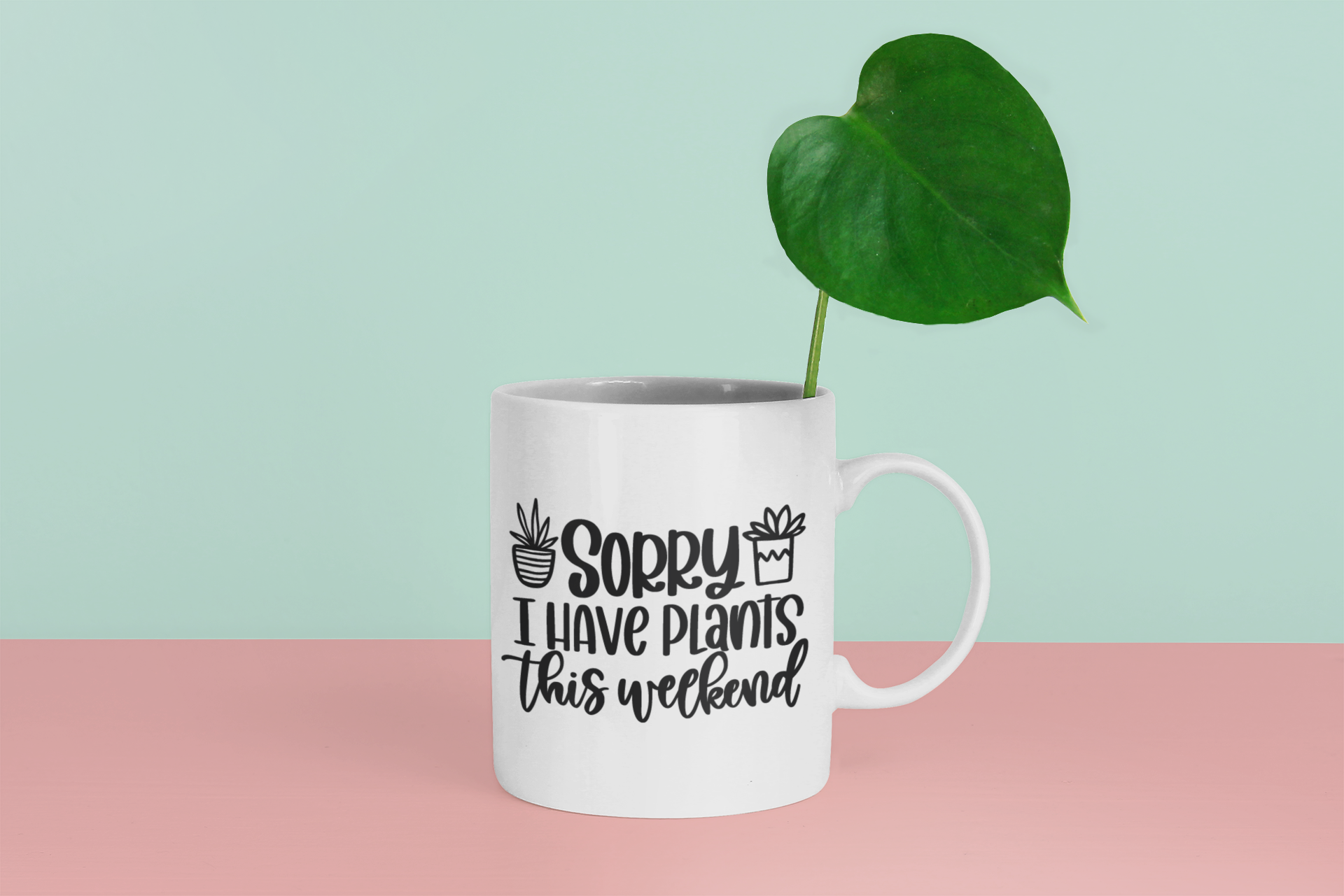 Sorry I Have Plants This Weekend Plant Mom Mug-1