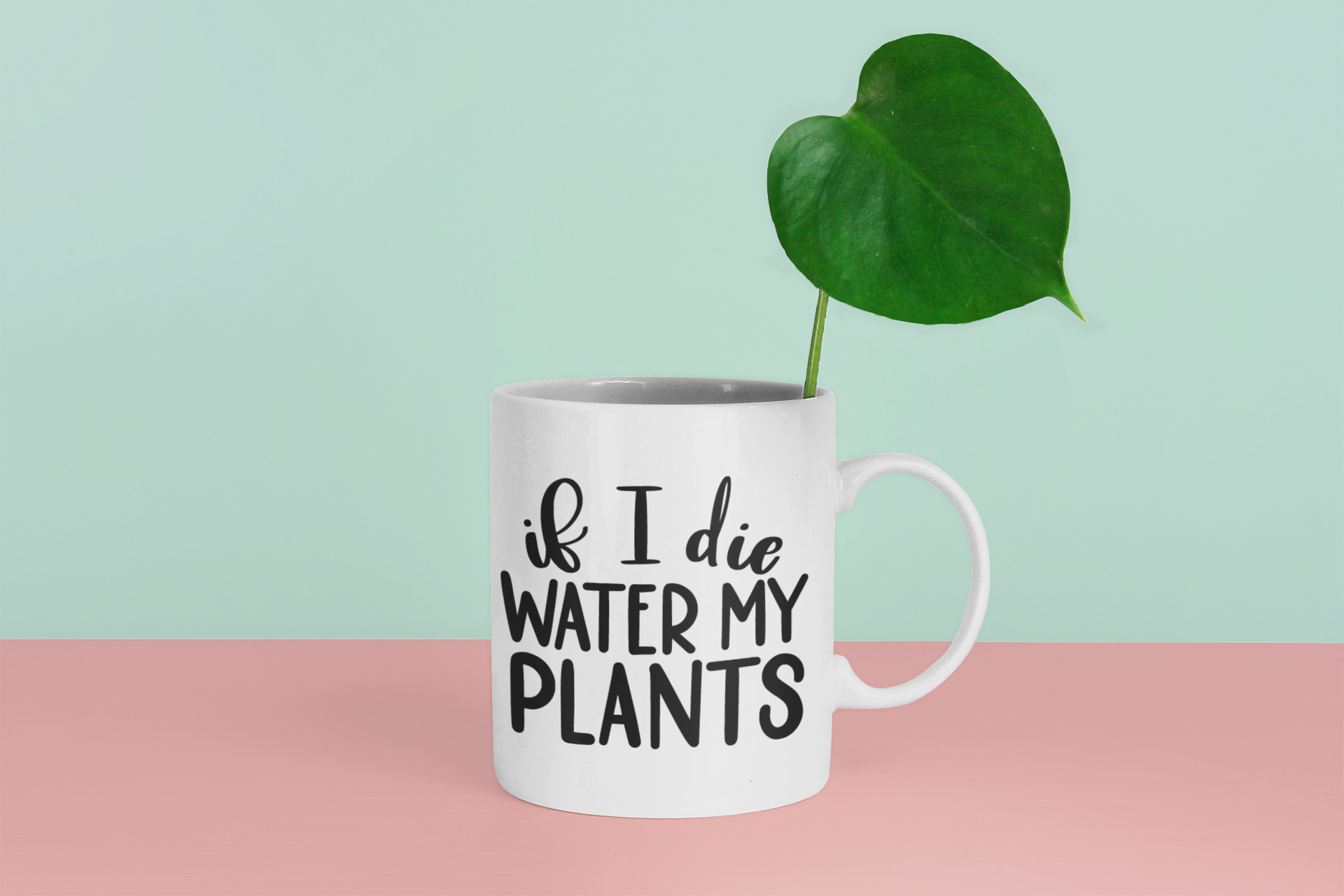 If I Die Water My Plants Plant Mom Mug-1