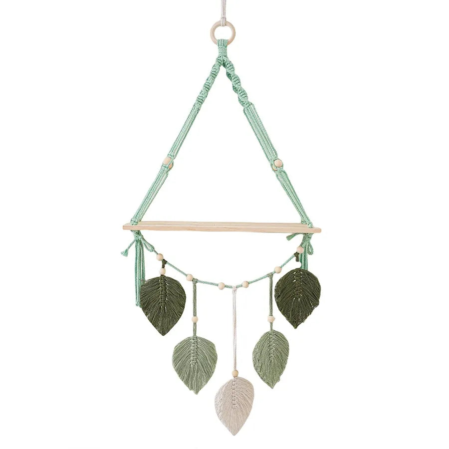 Handmade Macrame Plant Shelf