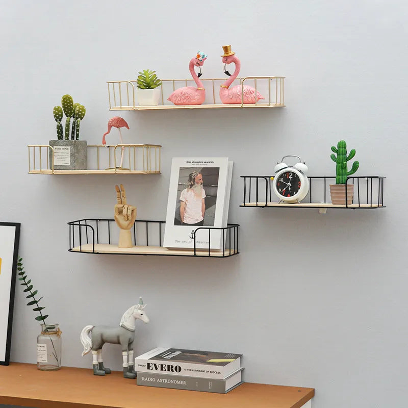 Nordic Style Minimalist Plant Shelf
